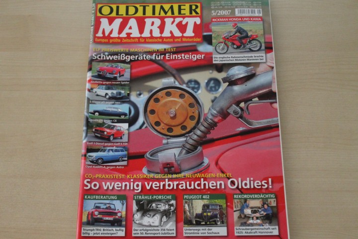 Deckblatt Oldtimer Markt (05/2007)
